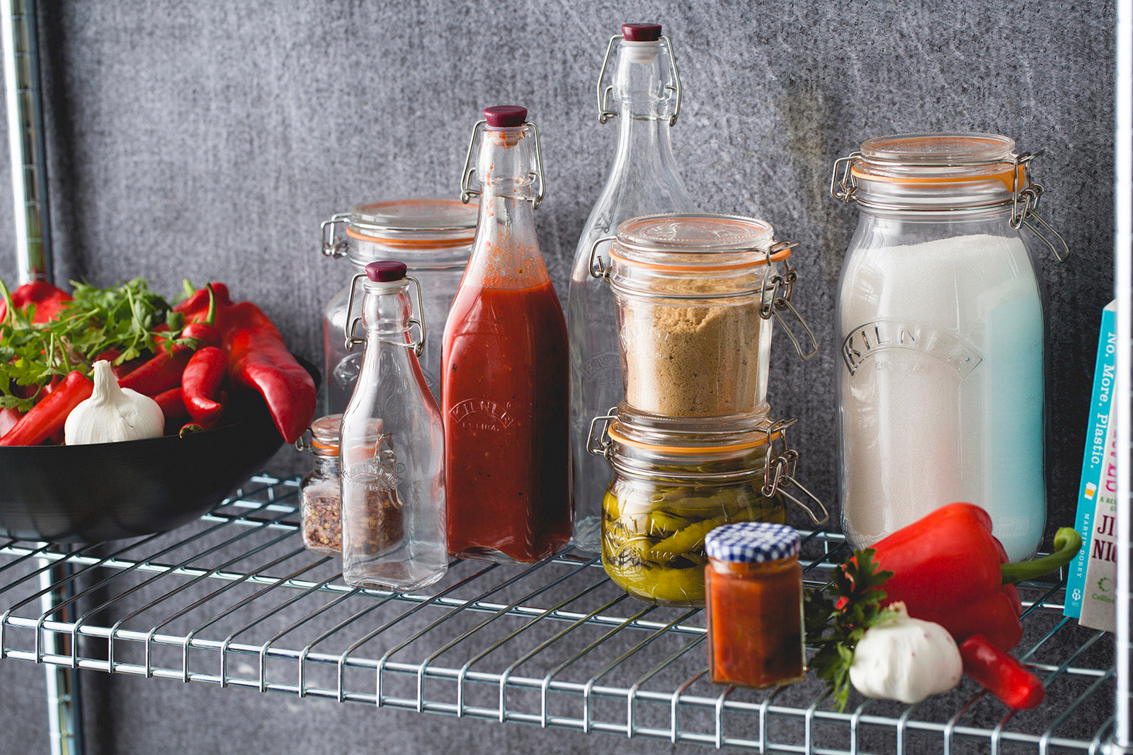 Kilner Swing Top Glass Bottle, 20 Ounce