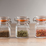Kilner Square Clip Top Jar for Canning and Food Storage, 8.5 Ounce