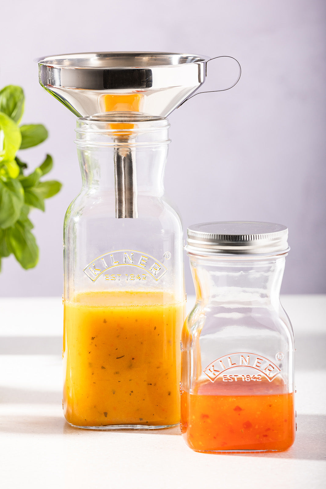 Kilner Juice and Sauce Glass Bottle, 17 Ounce