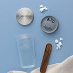 Kilner Kefir Set with Wide Mouth Jar, Silicone Strainer Cap, Stainless Steel Lid, 17 Ounce