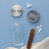 Kilner Kefir Set with Wide Mouth Jar, Silicone Strainer Cap, Stainless Steel Lid, 17 Ounce