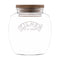Kilner Universal Glass Storage Jar with Wooden Lid and Silicone Seal