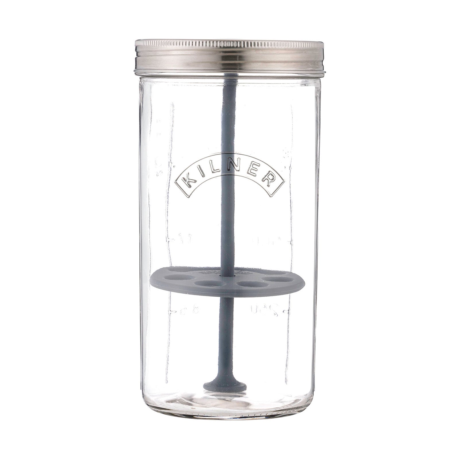 Kilner Fresh Herb Keeper, Glass Herb Storage Jar for Fridge