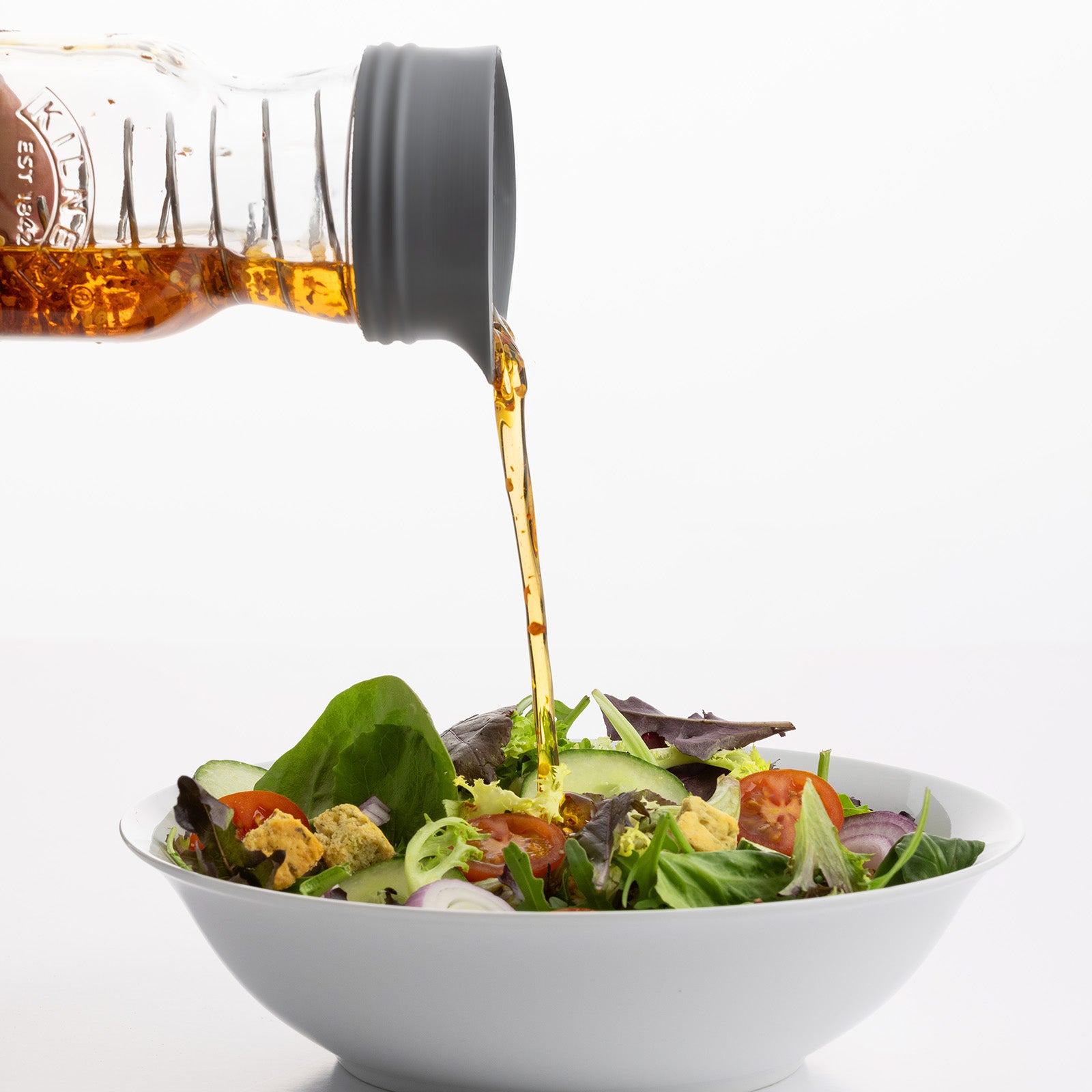 Kilner Salad Dressing Maker, Create Serve Store Homemade Dressings Vinaigrettes & Sauces, 16.9 Ounce