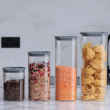 Kilner Fresh Storage Square Jar, Borosilicate Glass Food Container