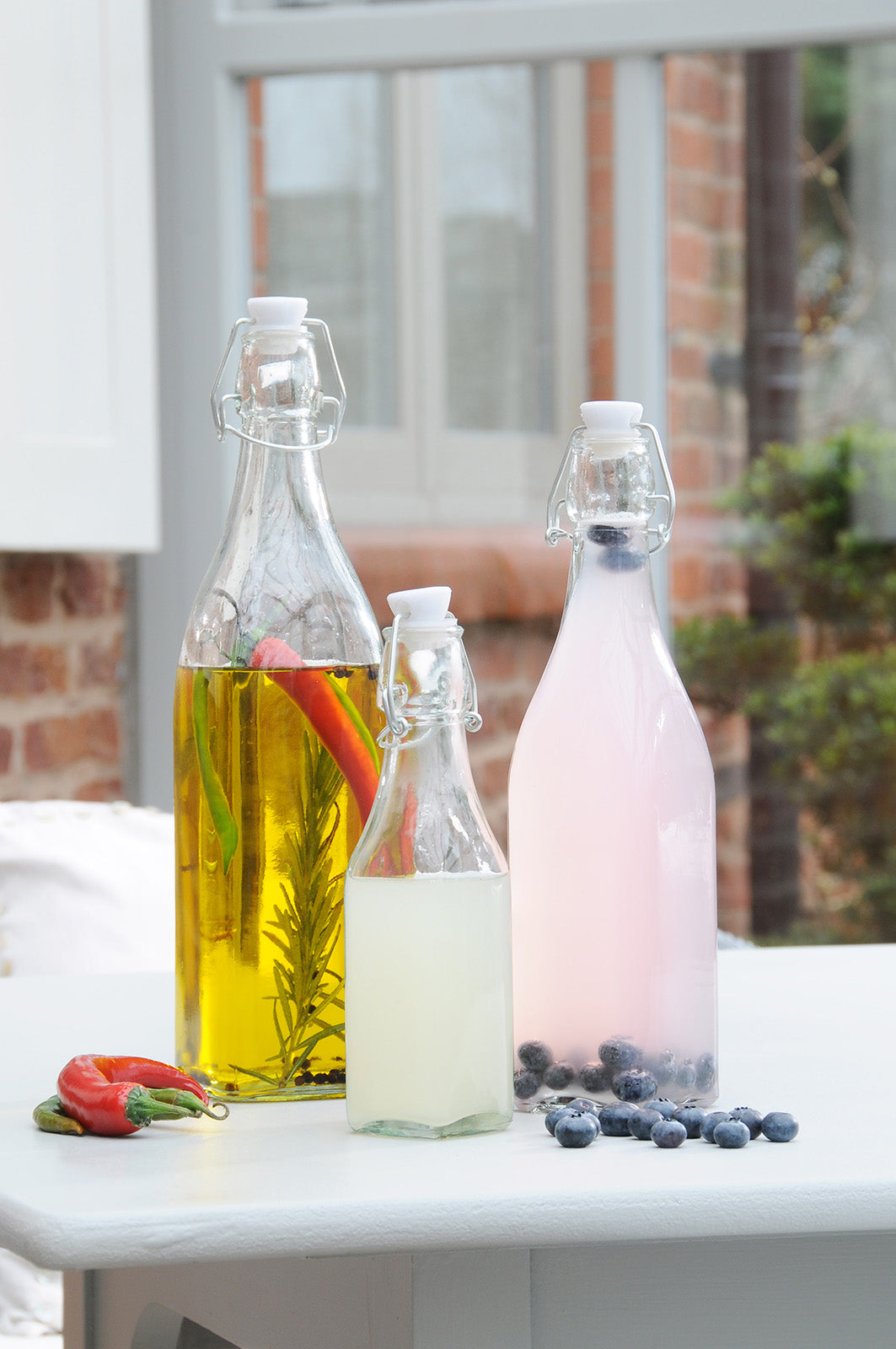 Kilner Square Swing Top Bottle, 9 Ounce