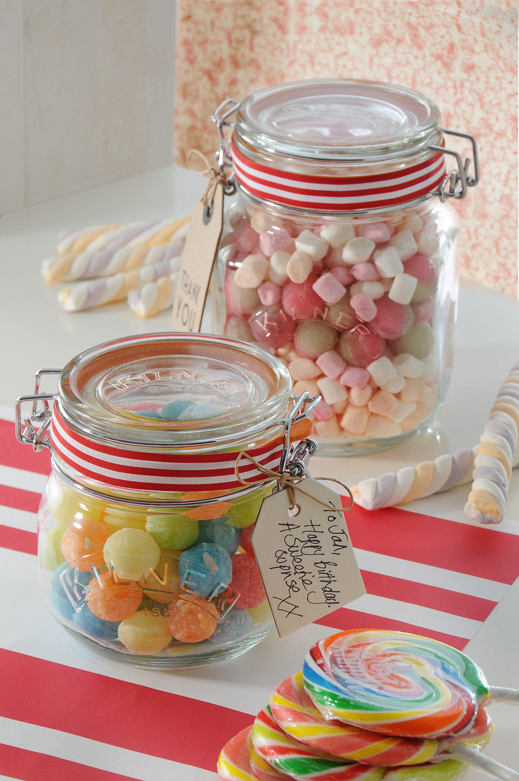 Kilner Round Clip Top Jar for Canning and Food Storage, 51 Ounce