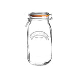 Kilner Round Clip Top Jar for Canning and Food Storage, 68 Ounce
