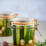 Kilner Round Clip Top Jar for Canning and Food Storage, 102 Ounce