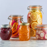 Kilner Round Clip Top Jar for Canning and Food Storage, 102 Ounce