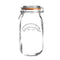 Kilner Round Clip Top Jar for Canning and Food Storage, 102 Ounce