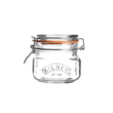 Kilner Square Clip Top Jar for Canning and Food Storage, 17 Ounce