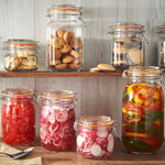 Kilner Square Clip Top Jar for Canning and Food Storage, 51 Ounce