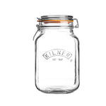 Kilner Square Clip Top Jar for Canning and Food Storage