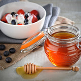 Kilner Honey Pot with Beechwood Dipper, 13.5 Ounce
