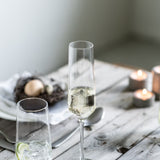 Schott Zwiesel Pure Tritan Crystal Champagne Flute Glass, 7.1 ounce, Set Of 6