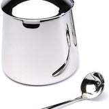 Frieling 18/10 Stainless Steel 10-ounce Sugar Bowl with Spoon, Mirror Finish