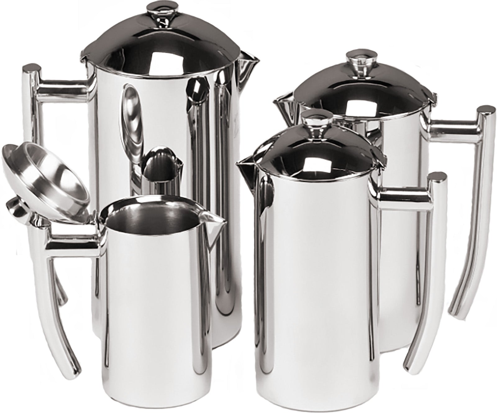 Frieling Premium Insulated Platinum Beverage Server, Sleek Polished finish, 41 fl. oz.
