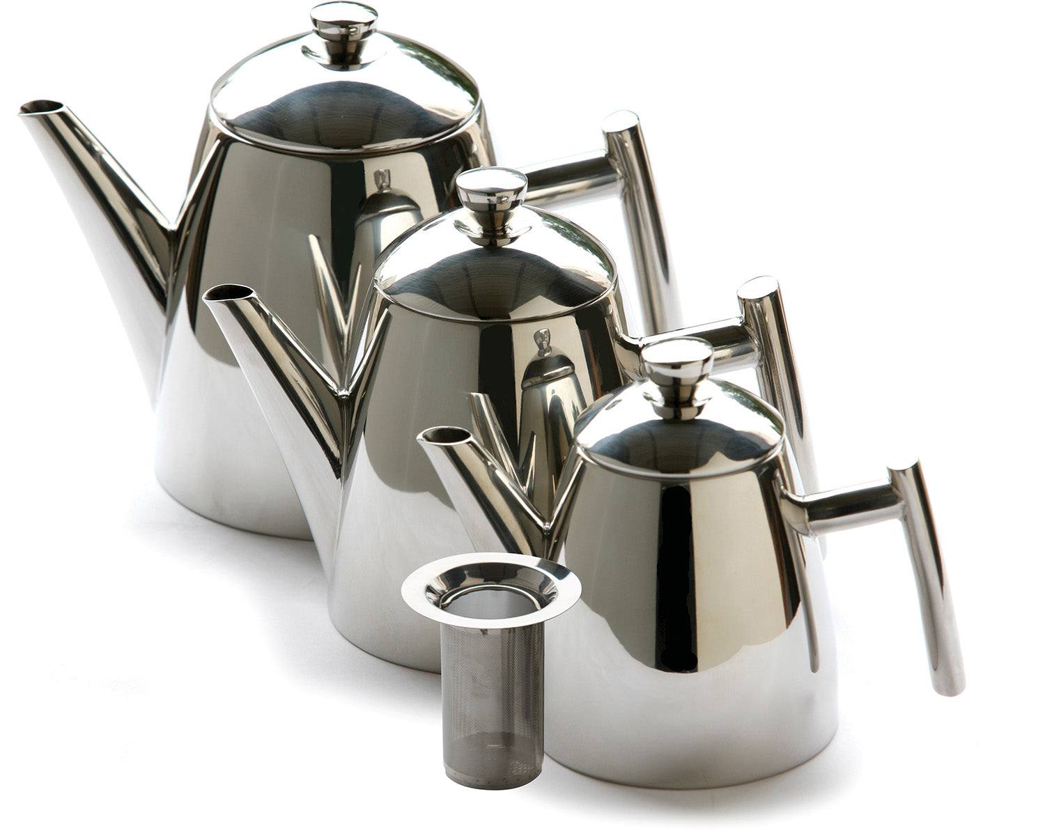 Frieling Primo 18/10 Stainless Steel Teapot with Infuser, Mirror Finish, 14 oz