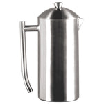 Frieling Brushed 18/10 Stainless Steel French Press Coffee Maker, 36-ounce
