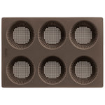 Lekue Silicone Perforated Bread Roll Pan, Brown
