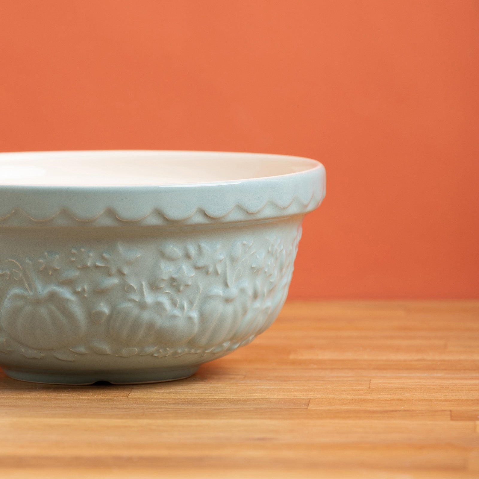Mason Cash Pumpkin Mixing Bowl Size 30, 1.15-Quart, Blue