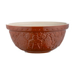Mason Cash Gingerbread Lane Mixing Bowl Size 12, 4.25-Quart, Ginger