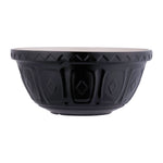 Mason Cash Color Mix Black Size 12 Mixing Bowl, 4.25 Quart
