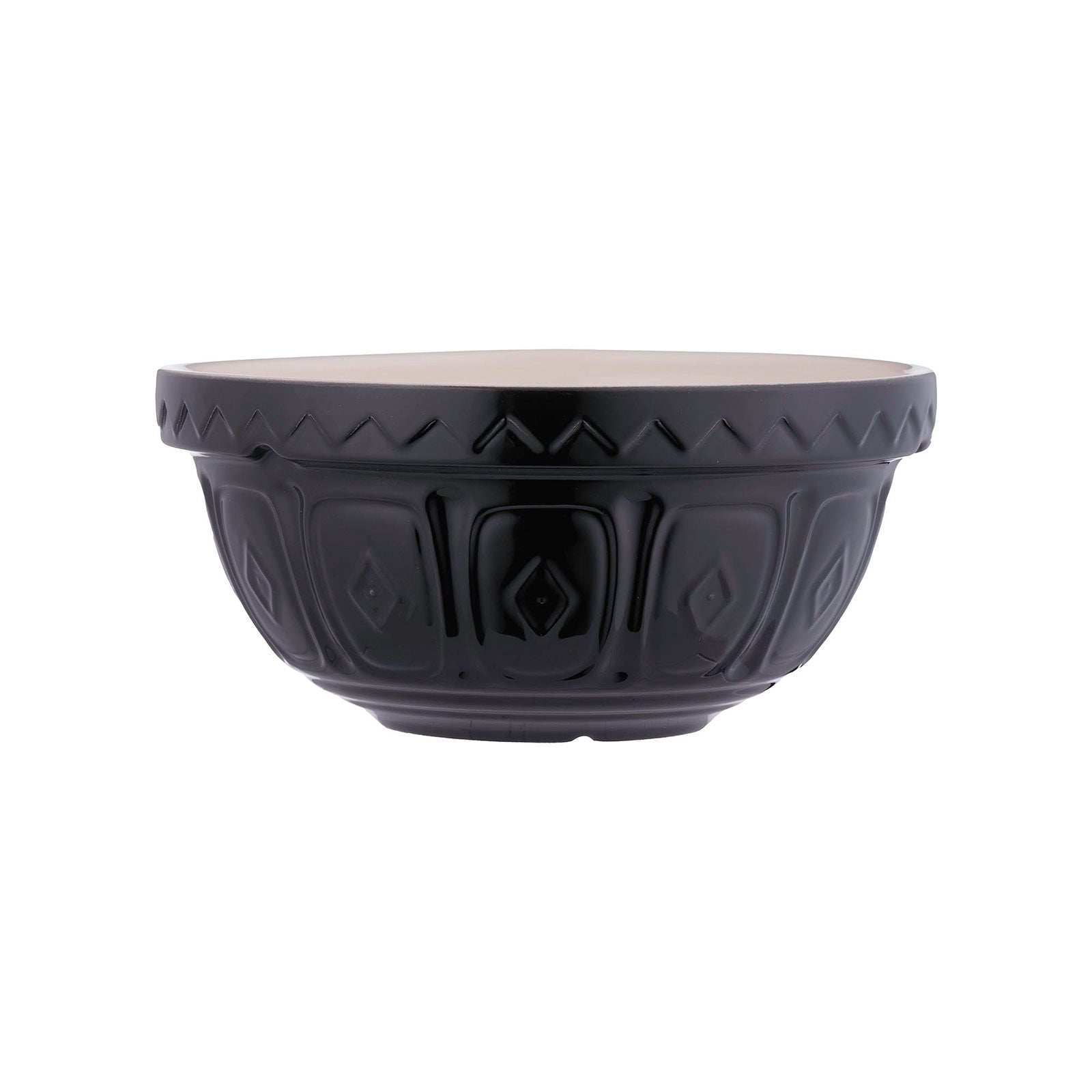 Mason Cash Color Mix Black Size 24 Mixing Bowl, 2.15 Quart