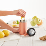 Lekue Insulated Bottle To Go, 10-ounce, Coral