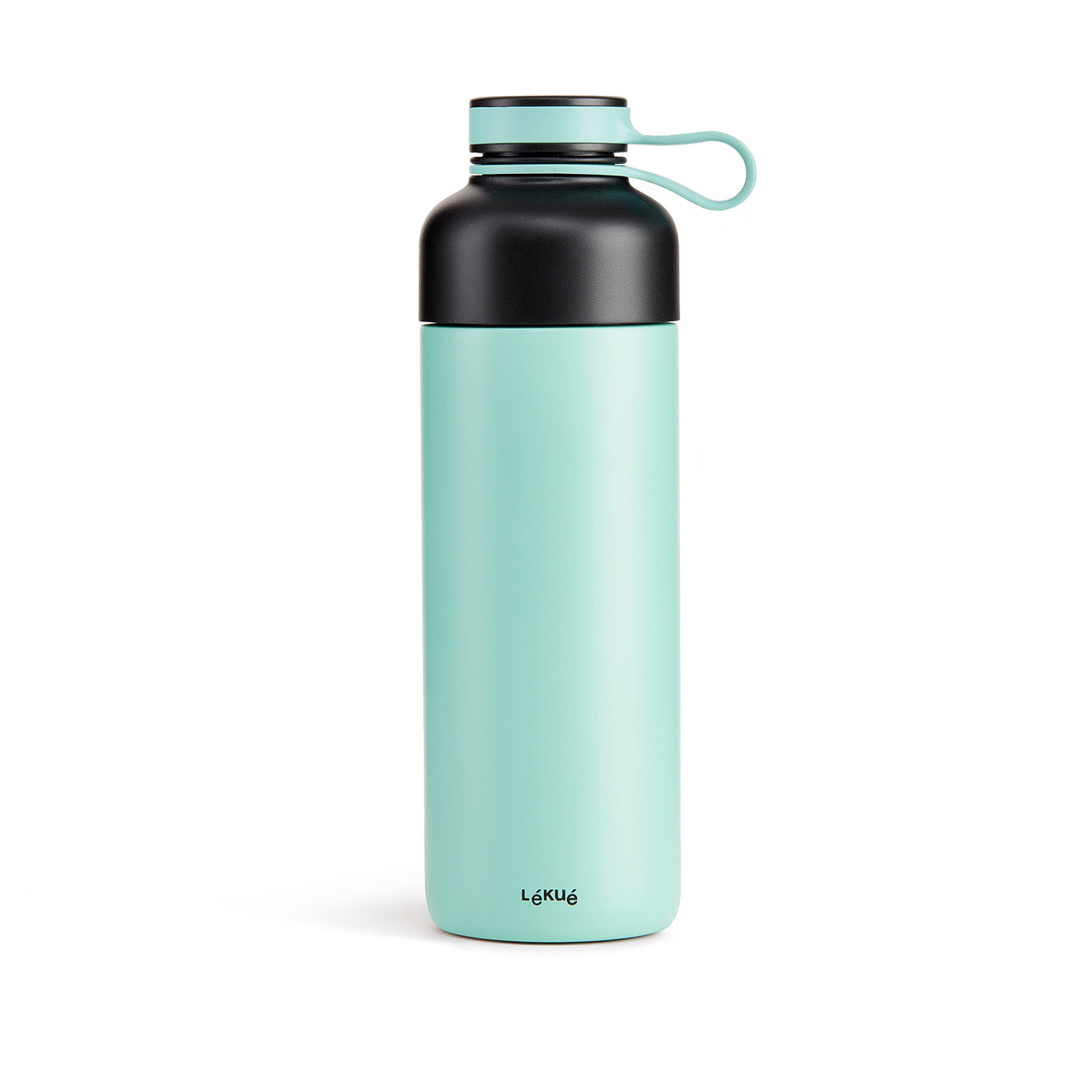 Lekue Insulated Bottle To Go, 16.9-ounce, Turquoise