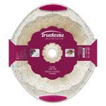 Trudeau Structure Silicone 10 Cup Fluted Cake Pan, Confetti/Fuchsia