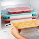 Lekue Industrial Silicone Ice Cube Tray, Red