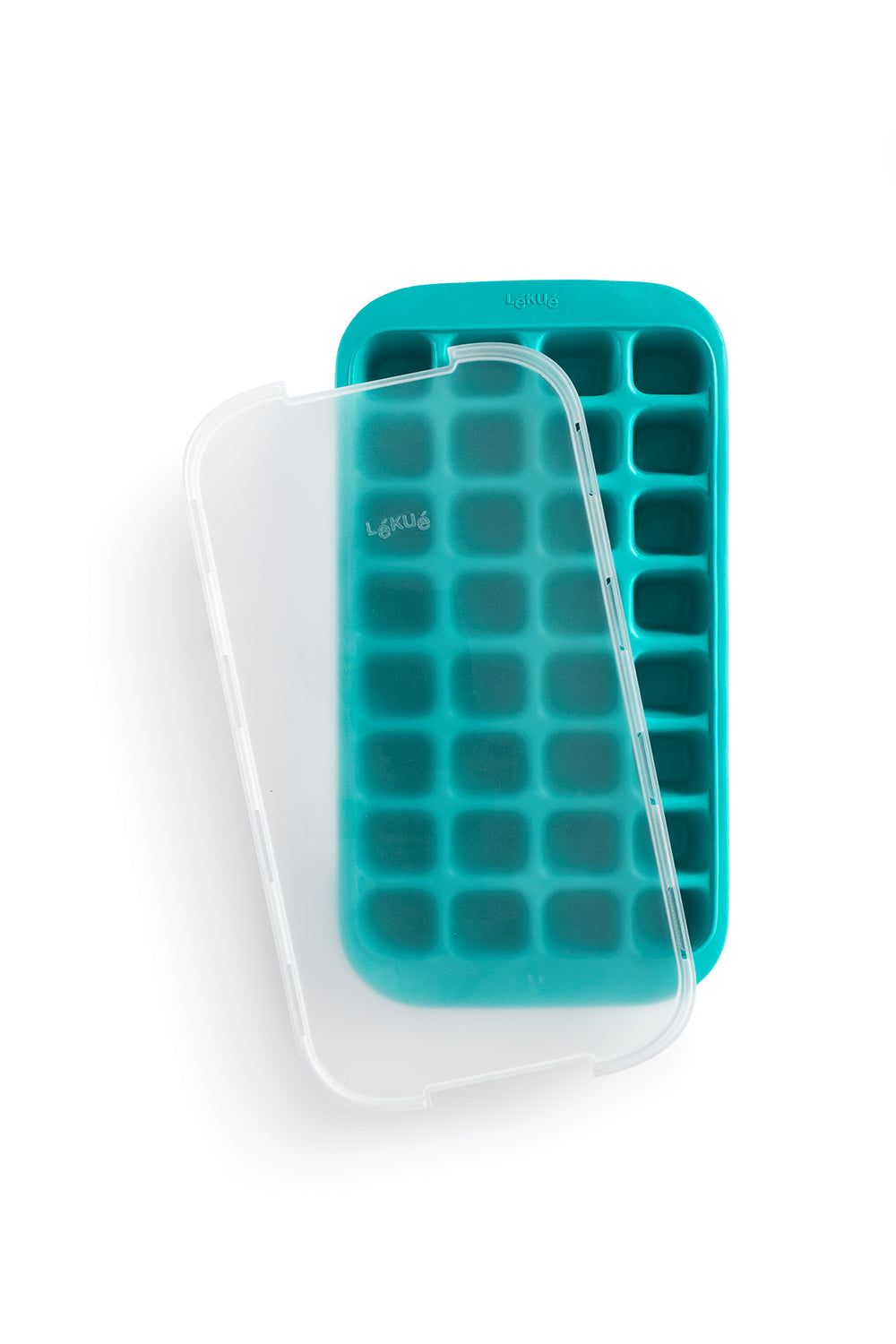 Lekue Industrial Silicone Ice Cube Tray, Blue