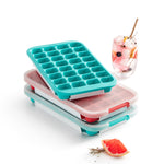 Lekue Industrial Silicone Ice Cube Tray, Blue