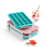 Lekue Industrial Silicone Ice Cube Tray, Blue
