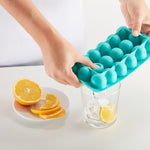 Lekue Industrial Silicone Ice Cube Tray, Blue