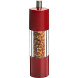 Trudeau Adagio 7.5-Inch Red Pepper Chili Flake Mill, Red