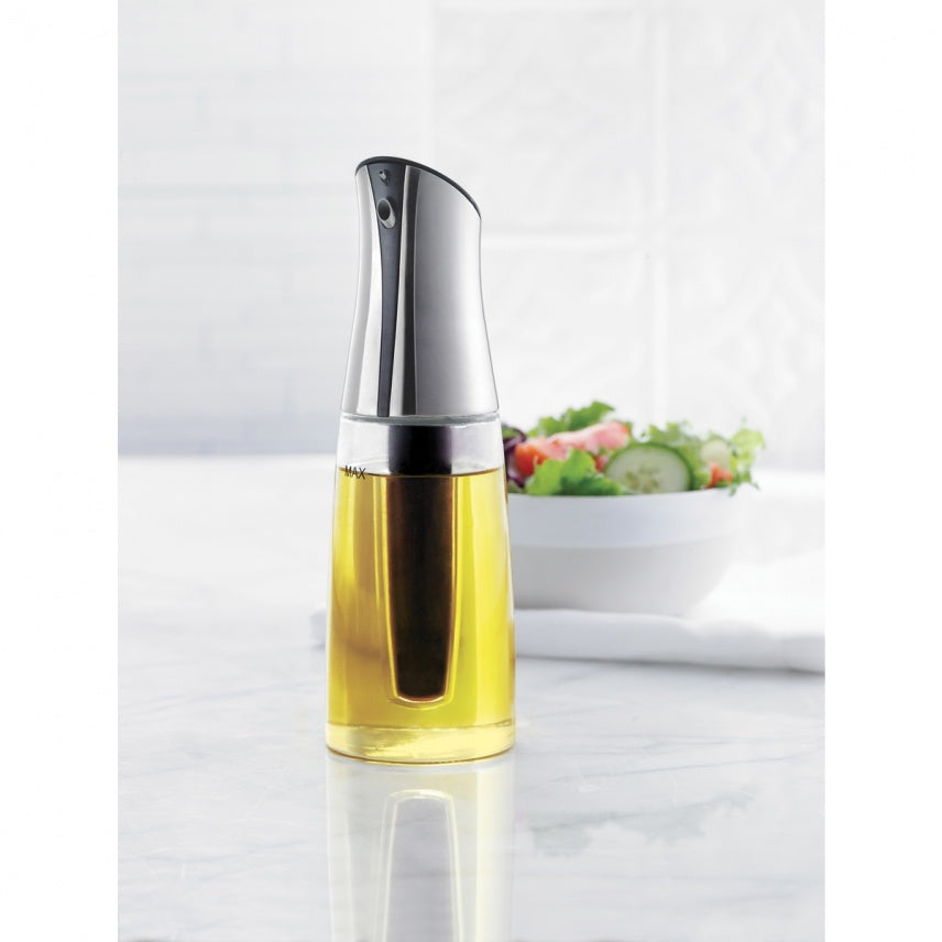 Trudeau Perfect Mix Oil & Vinegar Bottle, 12 ounce, Clear
