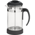 Trudeau 1 Liter French Press with Borosilicate Glass Body, Black