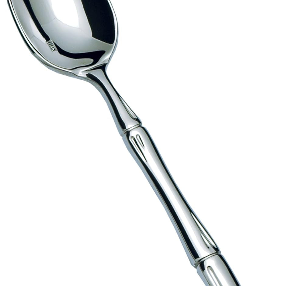 Fortessa Royal Pacific 18/10 Stainless Steel Flatware Dessert/Oval Soup Spoon, Set of 12