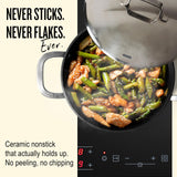 Alva Mastero 3.3-Quart Nonstick Saute Pan with Dual Handles, with Lid, 9.5-Inch