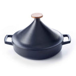 Alva Nori 11-Inch Enameled Oval Cast Iron Tagine