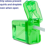 Precidio Design Drink in the Box Eco-Friendly Reusable Juice Box Container, 8 ounce, Green