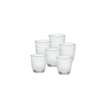 Duralex Gigogne Glass Tumbler, Set of 6, Clear, 3.25 ounce