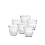 Duralex Gigogne Glass Tumbler, Set of 6, Clear, 7.75 ounce