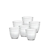 Duralex Gigogne Glass Tumbler, Set of 6, Clear, 7.75 ounce