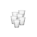 Duralex Picardie Made In France Clear Glass Tumbler, Set of 6, 3.25 ounce