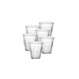 Duralex Picardie Made In France Clear Glass Tumbler, Set of 6, 3.25 ounce
