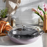 Staub Cast Iron 3.5-qt Braiser with Glass Lid, Lilac